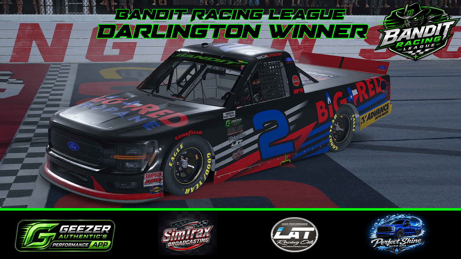 Darlington Winner Nick Nickerson